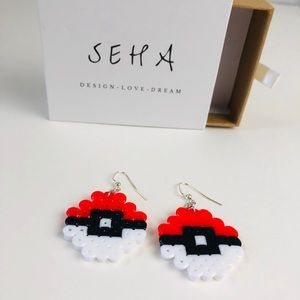 Super cute handmade pokemone earrings